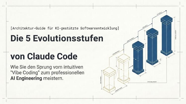 Von "Vibe Coding" zu AI Engineering: Die 5 Stufen der Softwareentwicklung mit Claude Code